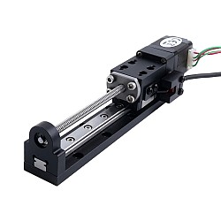 Nema 8 Stepper Ball Screw Linear Actuator 0.5A Stroke 60mm 0.01Nm(1.416oz.in) Lead 1mm(0.03937") with Sensor